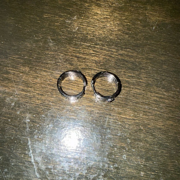 METAL EAGLE HOOPS with stones - Picture 6 of 6